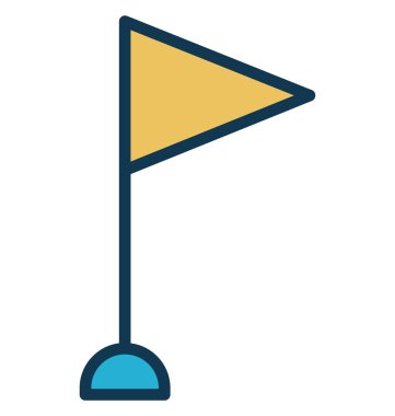 Kolayca değiştirilebilir veya düzenlediğiniz bayrak vektör