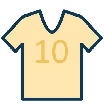 Atlet gömlek, elbise kolayca değiştirilebilir veya düzenlediğiniz vektör