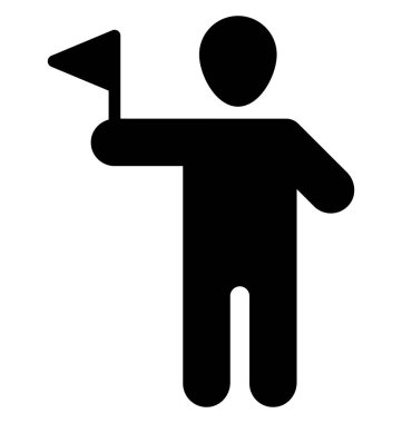 Kolayca değiştirilebilir veya düzenlediğiniz hakem vektör 