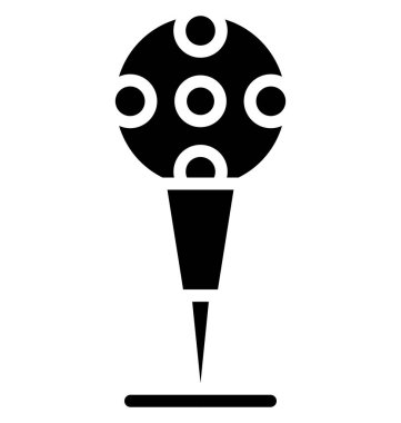 topu Golf, golf tee kolayca değiştirilebilir veya düzenlediğiniz vektör