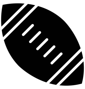 Kolayca değiştirilebilir veya düzenlediğiniz Rugby top vektör 