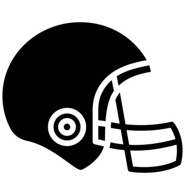 Kolayca değiştirilebilir veya düzenlediğiniz kask vektör