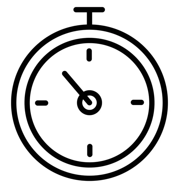 Chronomètre Horloge Vecteur Facilement Modifiable Modifiable — Image vectorielle