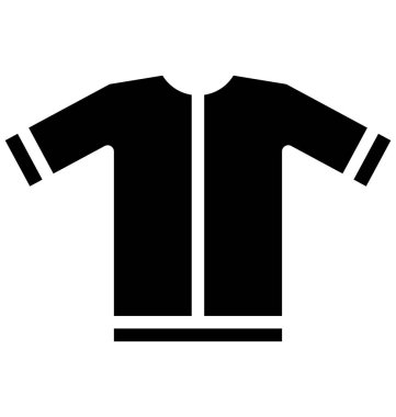 oyuncu gömlek, t gömlek kolayca değiştirilebilir veya düzenlediğiniz vektör