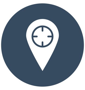 Kolayca değiştirilebilir veya düzenlediğiniz harita PIN vektör 