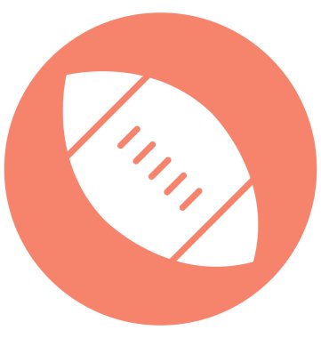 Kolayca değiştirilebilir veya düzenlediğiniz Rugby top vektör 