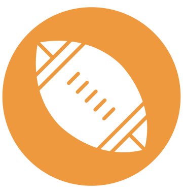 Kolayca değiştirilebilir veya düzenlediğiniz Rugby top vektör 