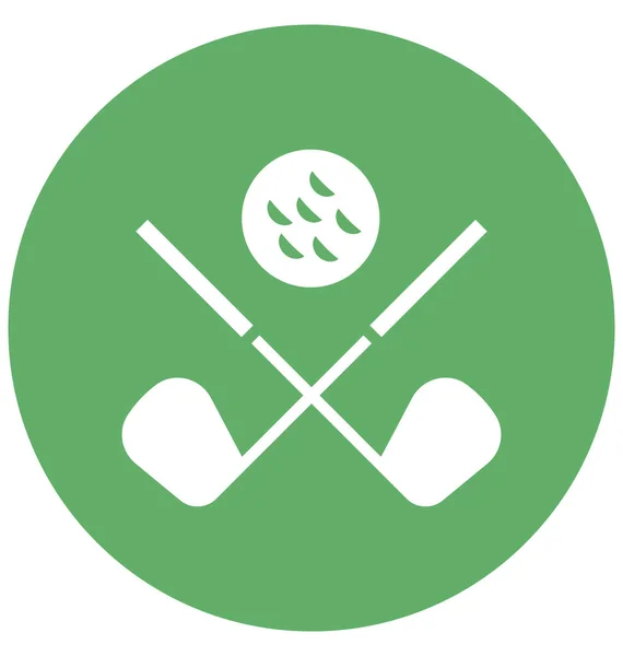 Golf Stick Vecteur Qui Peut Être Facilement Modifié Éditer — Image vectorielle