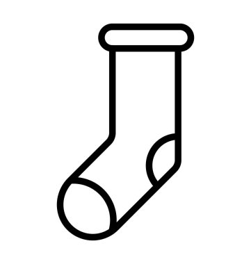 Çorap izole vektör simge kolayca değiştirilebilir veya herhangi bir stili düzenlemek