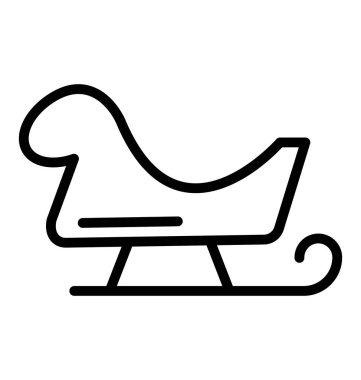 Kızak izole vektör simge kolayca değiştirilebilir veya herhangi bir stili düzenlemek