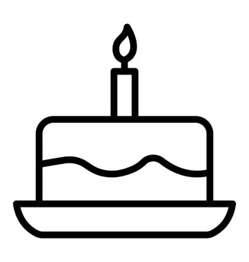 Pasta izole vektör simge kolayca değiştirilebilir veya herhangi bir stili düzenlemek