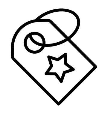 Noel etiket izole vektör kolayca değiştirilebilir veya herhangi bir stil Düzenle simgesini