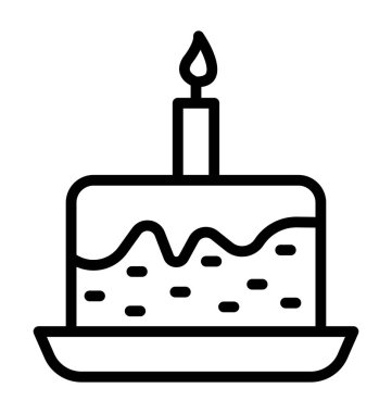 Pasta izole vektör simge kolayca değiştirilebilir veya herhangi bir stili düzenlemek