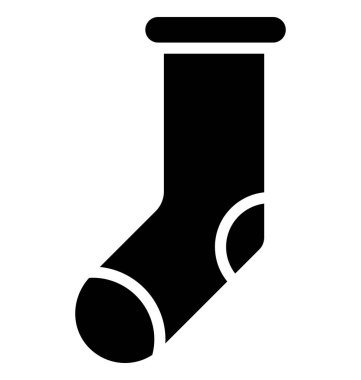Çorap izole vektör simge kolayca değiştirilebilir veya herhangi bir stili düzenlemek