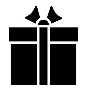 Hediye izole vektör simge kolayca değiştirilebilir veya herhangi bir stili düzenlemek