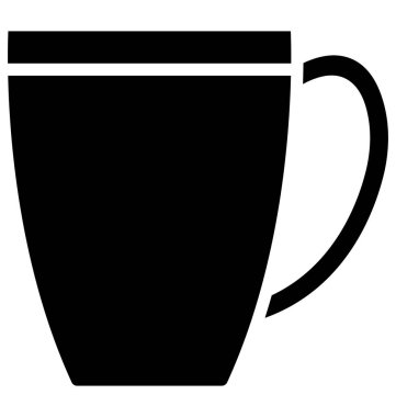 Sıcak çay vektör çizim simgesi