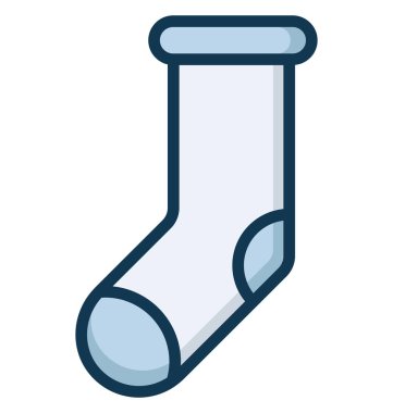 Çorap izole vektör simge kolayca değiştirilebilir veya herhangi bir stili düzenlemek