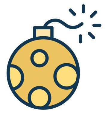 Havai fişek roket izole vektör kolayca değiştirilebilir veya herhangi bir stil Düzenle simgesini