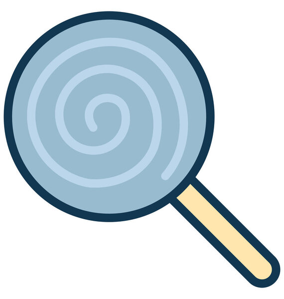 Lollipop Isolated Vector Icon that can be easily modified or edit in any style