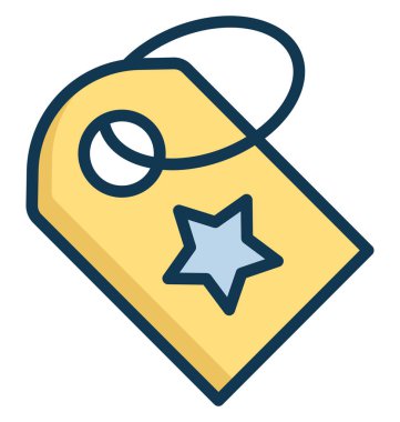 Noel etiket izole vektör kolayca değiştirilebilir veya herhangi bir stil Düzenle simgesini