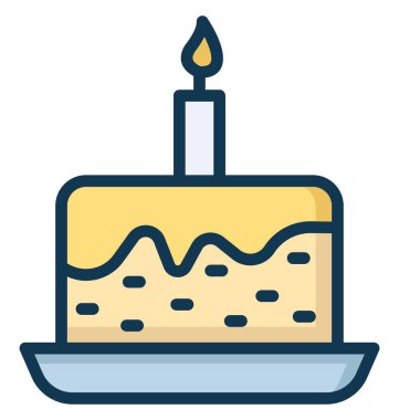 Pasta izole vektör simge kolayca değiştirilebilir veya herhangi bir stili düzenlemek