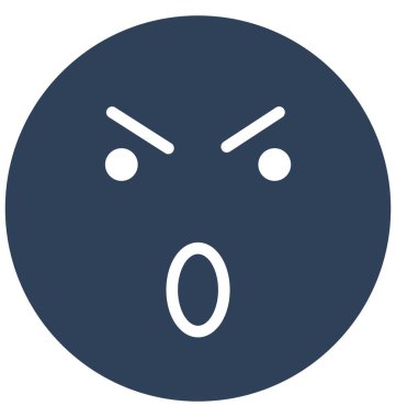 endişeli ifadeler vektör simgesi