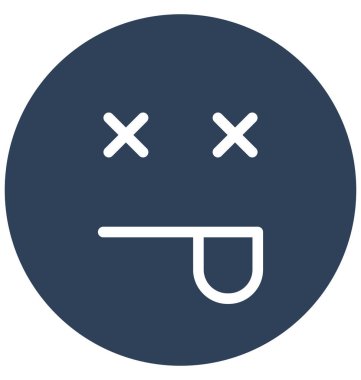 küstah, arsız gözle vektör simgesi