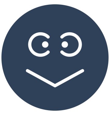 şaşkın ifade, karışık vektör simgesi