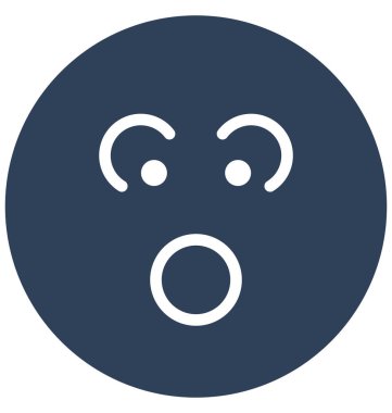 şaşkın ifade, dik dik ifade vektör simgesi