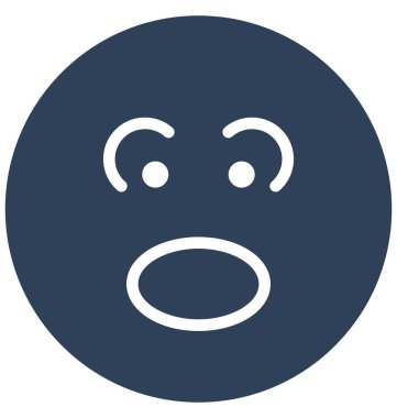 gülümseyen, kaş vektör simgesi