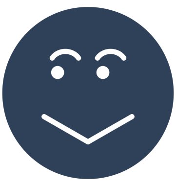 Smiley, üzgün vektör simgesi