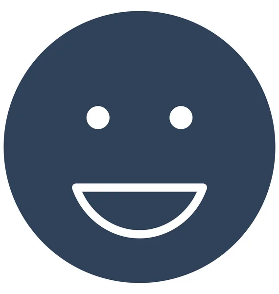 Verrast Emoticons Vector Icon — Stockvector