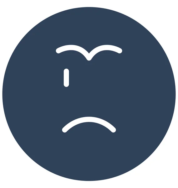 Weeping Crying Vector Icon — Stock Vector