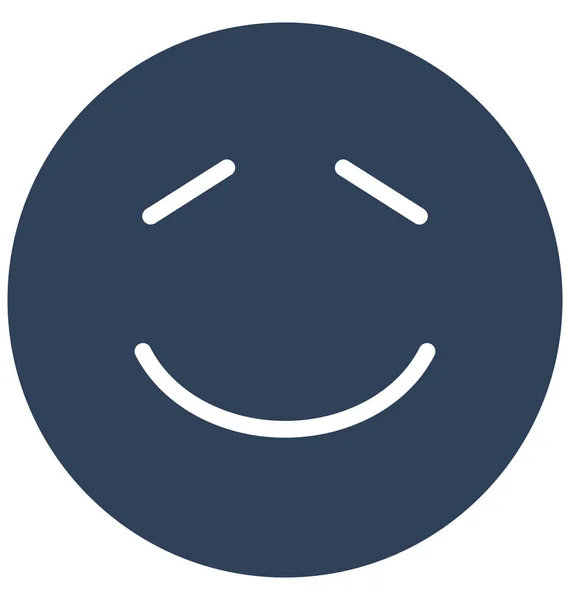 Emoticon Emoticons Vector Icon — Stockvector