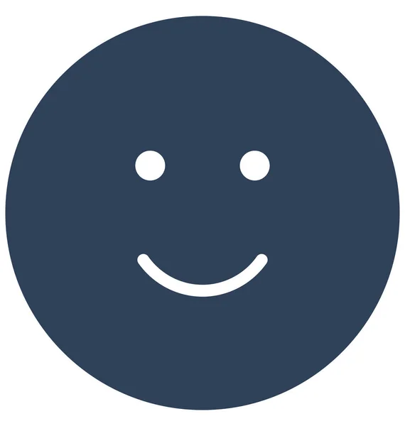Emoticon Emoticons Vector Icon — Stockvector