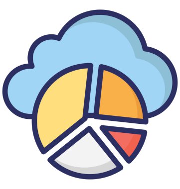 Bulut Infographic izole vektör kolayca düzenlemek veya değiştirmek simgesi.