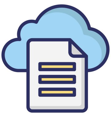 Belge izole vektör simgesi kolayca düzenlemek veya değiştirmek.