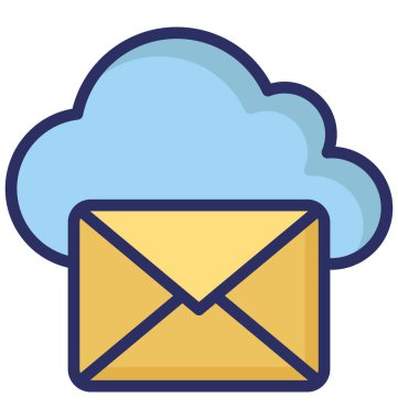 Posta kutusu izole vektör simgesi kolayca düzenlemek veya değiştirmek. 