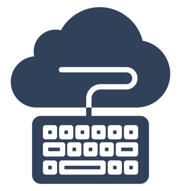 Klavye izole vektör simge kolayca düzenlemek veya değiştirmek.