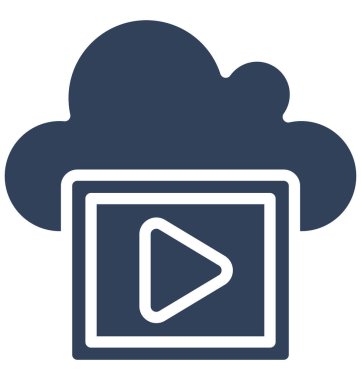 Bulut ortam izole vektör kolayca düzenlemek veya değiştirmek simgesi.