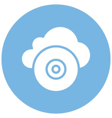 CD izole vektör simge kolayca düzenlemek veya değiştirmek.