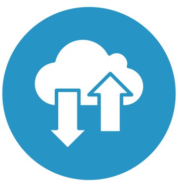 Bulut okları izole vektör kolayca düzenlemek veya değiştirmek simgesi. 