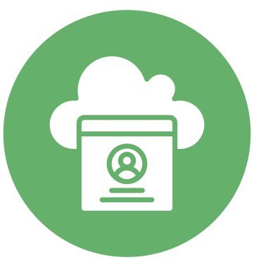 Online profil izole vektör kolayca düzenlemek veya değiştirmek simgesi.