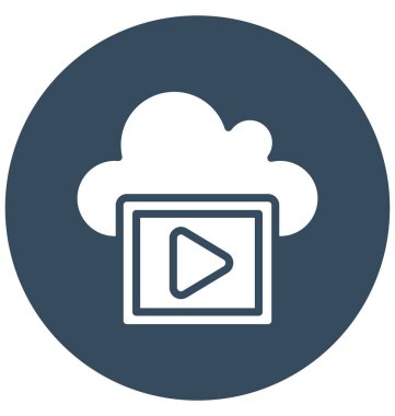 Bulut ortam izole vektör kolayca düzenlemek veya değiştirmek simgesi.