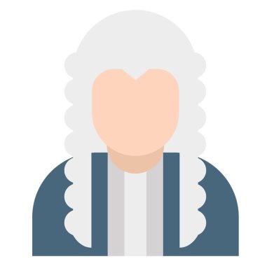 Hakim renk izole vektör kolayca düzenlemek veya değiştirmek simgeleri