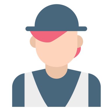 Bayan renk izole vektör kolayca düzenlemek veya değiştirmek simgeleri