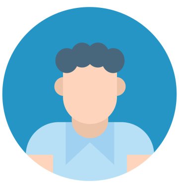 Korece adam renk izole vektör kolayca düzenlemek veya değiştirmek simgeleri