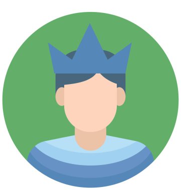 Bayan renk izole vektör kolayca düzenlemek veya değiştirmek simgeleri