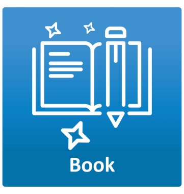 Kolayca kitap izole vektör simgesini değiştiren veya düzenleme.