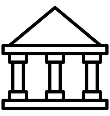 Banka, banka olmak kolayca düzenleyebilir veya değişikliğin izole vektör simgesi oluşturma.